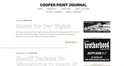 Desktop Screenshot of cooperpointjournal.com